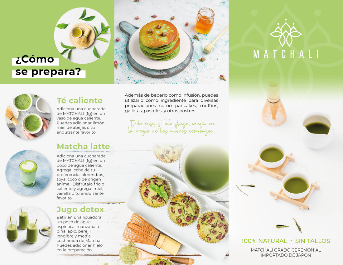 Recetas con té matcha